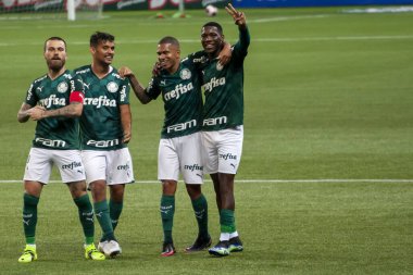 Paulista Şampiyonluk Serisi A: Sao Caetano Corinthians 'a karşı. 14 Mart 2021, Sao Paulo, Brezilya: Sao Caetano ve Corinthians arasındaki futbol maçı, Paulista Şampiyonası serisinin 4. turu için geçerlidir.