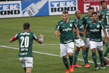 Paulista Şampiyonluk Serisi A: Sao Caetano Corinthians 'a karşı. 14 Mart 2021, Sao Paulo, Brezilya: Sao Caetano ve Corinthians arasındaki futbol maçı, Paulista Şampiyonası serisinin 4. turu için geçerlidir.