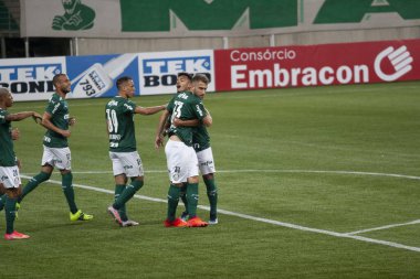 Paulista Şampiyonluk Serisi A: Sao Caetano Corinthians 'a karşı. 14 Mart 2021, Sao Paulo, Brezilya: Sao Caetano ve Corinthians arasındaki futbol maçı, Paulista Şampiyonası serisinin 4. turu için geçerlidir.