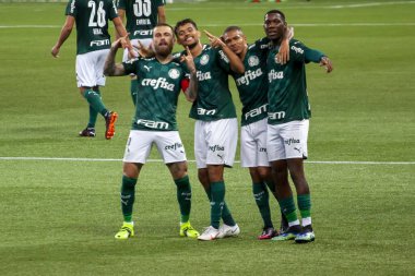 Paulista Şampiyonluk Serisi A: Sao Caetano Corinthians 'a karşı. 14 Mart 2021, Sao Paulo, Brezilya: Sao Caetano ve Corinthians arasındaki futbol maçı, Paulista Şampiyonası serisinin 4. turu için geçerlidir.