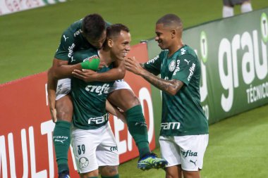 Paulista Şampiyonluk Serisi A: Sao Caetano Corinthians 'a karşı. 14 Mart 2021, Sao Paulo, Brezilya: Sao Caetano ve Corinthians arasındaki futbol maçı, Paulista Şampiyonası serisinin 4. turu için geçerlidir.