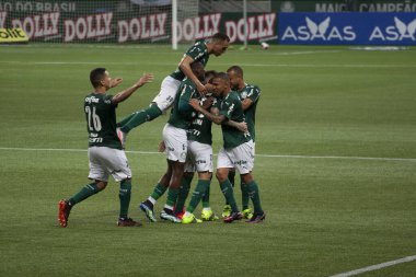 Paulista Şampiyonluk Serisi A: Sao Caetano Corinthians 'a karşı. 14 Mart 2021, Sao Paulo, Brezilya: Sao Caetano ve Corinthians arasındaki futbol maçı, Paulista Şampiyonası serisinin 4. turu için geçerlidir.