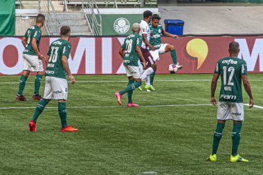 Paulista Şampiyonluk Serisi A: Sao Caetano Corinthians 'a karşı. 14 Mart 2021, Sao Paulo, Brezilya: Sao Caetano ve Corinthians arasındaki futbol maçı, Paulista Şampiyonası serisinin 4. turu için geçerlidir.