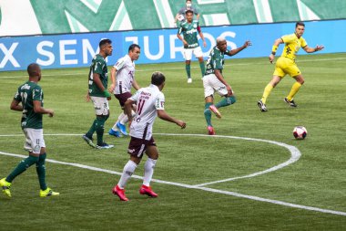 Paulista Şampiyonluk Serisi A: Sao Caetano Corinthians 'a karşı. 14 Mart 2021, Sao Paulo, Brezilya: Sao Caetano ve Corinthians arasındaki futbol maçı, Paulista Şampiyonası serisinin 4. turu için geçerlidir.