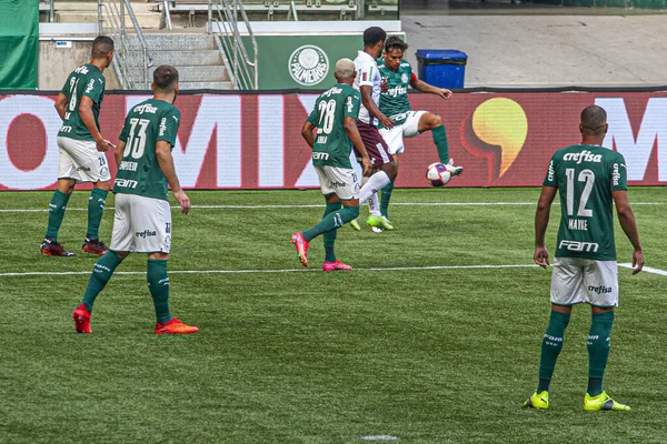Paulista Şampiyonluk Serisi A: Sao Caetano Corinthians 'a karşı. 14 Mart 2021, Sao Paulo, Brezilya: Sao Caetano ve Corinthians arasındaki futbol maçı, Paulista Şampiyonası serisinin 4. turu için geçerlidir.