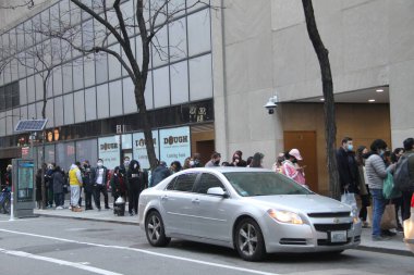 New York Şehri yavaş yavaş normale dönüyor. 7 Mart 2021, New York, ABD: COVID-19 salgınından sonra New York şehri yavaş yavaş normale dönüyor