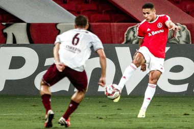 Gaucho Şampiyonası: Uluslararası Gençlik Karşıtı. 1 Mart 2021, Porto Alegre, Rio Grande do Sul, Brezilya: Beira-Rio Stadyumu 'nda oynanan Gaucho Şampiyonası' nın ilk turu için geçerli olan Internacional ve Juventude arasındaki futbol maçı