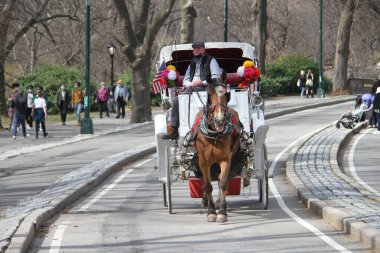 63F ile, New York 'lular güzel havanın tadını çıkarmak için Central Park' a akın ediyorlar. 9 Mart 2021, New York, ABD: 63F 'nin güzel ve güneşli havasıyla, New Yorklular eğlenmeye ve iyi havanın tadını çıkarmaya koşuyorlar