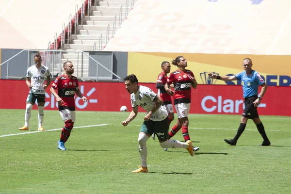 Flamengo Gana Final Supercopa Abril 2021 Brasilia Distrito Federal Brasil — Foto de Stock