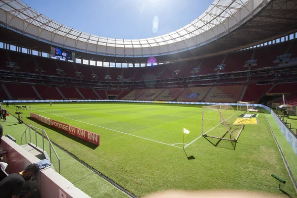 Final Supercopa Flamengo Palmeiras Abril 2021 Brasilia Distrito Federal Brasil — Foto de Stock