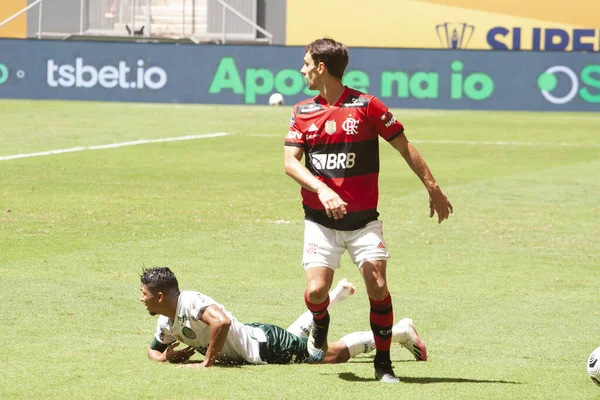 Flamengo Süper Kupa Finalini Kazandı Nisan 2021 Brasilia Federal Bölge — Stok fotoğraf