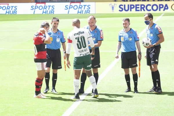 Super Cup Final Flamengo Palmeiras April 2021 Brasilia Federal District — Stock Photo, Image