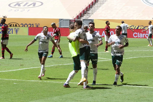 Flamengo Gewinnt Supercup Finale April 2021 Brasilia Federal District Brasilien — Stockfoto