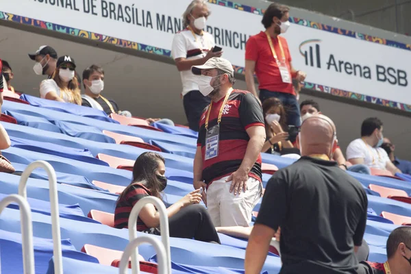 Supercoppa Finale Flamengo Palmeiras Aprile 2021 Brasilia Distretto Federale Brasile — Foto Stock