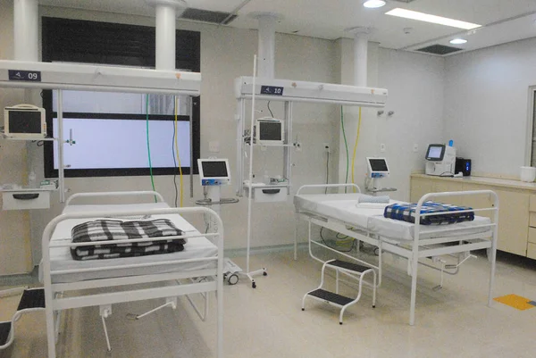 Βραζιλία Σάο Πάολο Ιουνίου 2020 Νοσοκομείο Της Εκστρατείας Του Pacaembu — Φωτογραφία Αρχείου