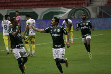 Conmebol Recopa Finali: Palmeiras 'a karşı Defensa Y Justicia. 14 Nisan 2021, Brezilya Federal Bölgesi: Palmeiras, Conmebol Recopa 'nın rövanş maçı finalinde Defensa y Justicia ile karşılaşacak 