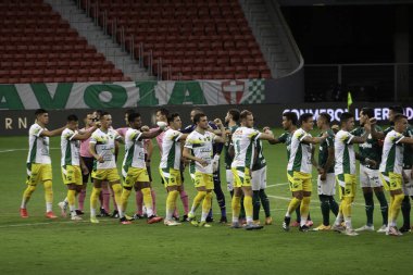 Conmebol Recopa Finali: Palmeiras 'a karşı Defensa Y Justicia. 14 Nisan 2021, Brezilya Federal Bölgesi: Palmeiras, Conmebol Recopa 'nın rövanş maçı finalinde Defensa y Justicia ile karşılaşacak 