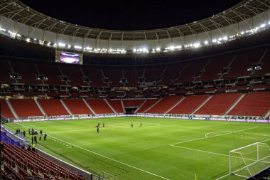 Conmebol Recopa Finali: Palmeiras 'a karşı Defensa Y Justicia. 14 Nisan 2021, Brezilya Federal Bölgesi: Palmeiras, Conmebol Recopa 'nın rövanş maçı finalinde Defensa y Justicia ile karşılaşacak 