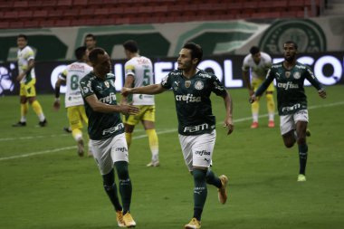 Conmebol Recopa Finali: Palmeiras 'a karşı Defensa Y Justicia. 14 Nisan 2021, Brezilya Federal Bölgesi: Palmeiras, Conmebol Recopa 'nın rövanş maçı finalinde Defensa y Justicia ile karşılaşacak 