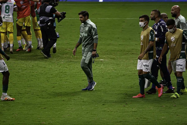 Brasilia 2021 Conmebol Recopa Finali Savunma Adalet Şampiyonu Brezilya Arjantinli — Stok fotoğraf