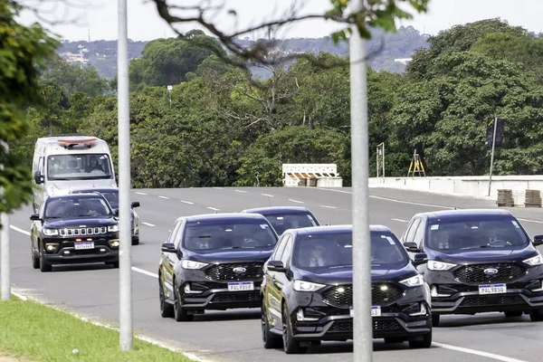 Braziliaanse Minister Van Economische Zaken Paulo Guedes April 2021 Brasilia — Stockfoto