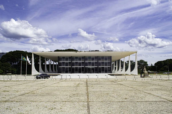 Tribunal Supremo Justicia Brasilia Abril 2021 Brasilia Distrito Federal Brasil —  Fotos de Stock