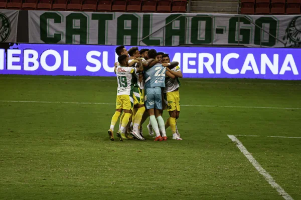 Brasilia 2021 Defense Justice Champion Conmebol Recopa Final Defensa Justicia — Stock Photo, Image