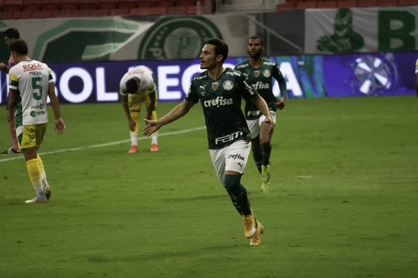 2014 Conmebol Recopa Final Palmeiras Defensa Justicia 브라질 브라질리아 2021 — 스톡 사진