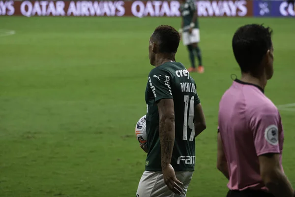 Conmebol Recopa Finale Palmeiras Defensa Justicia Aprile 2021 Brasilia Distretto — Foto Stock