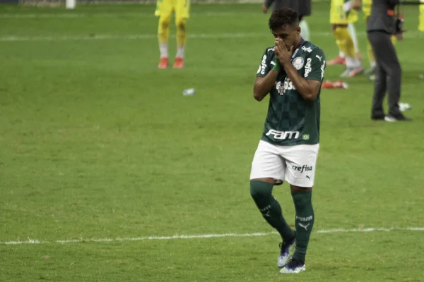 Brasília 2021 Defensa Justicia Argentina Palmeiras Brasil Final Conmebol Recopa — Fotografia de Stock