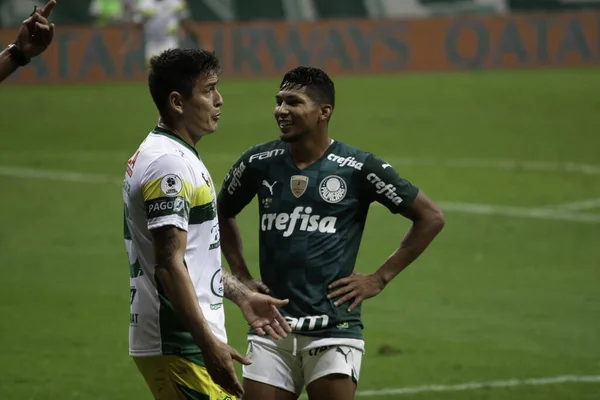 Conmebol Recopa Finale Palmeiras Defensa Justicia April 2021 Brasilia Federal — Stockfoto