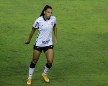 17 Nisan 2021, Sao Paulo, Brezilya: Brezilya 1. Lig Kadınlar Ligi: Korintliler, Napoli Kakadoruna Karşı Korintliler ve Napoli Cacadorense A1 