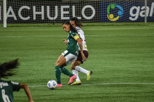 Aprile 2021 San Paolo Brasile Prima Divisione Femminile Brasiliana Palmeiras — Foto Stock