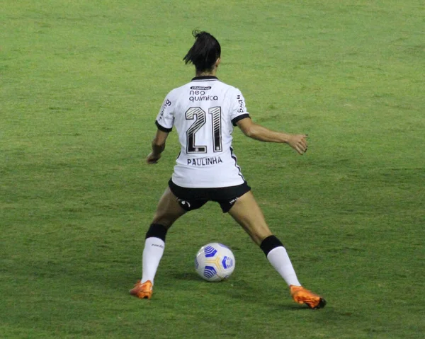 Nisan 2021 Sao Paulo Brezilya Brezilya Lig Kadınlar Ligi Korintliler — Stok fotoğraf