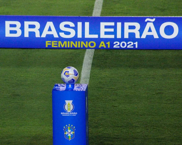 Abril 2021 São Paulo Brasil Primeira Divisão Liga Brasileira Futebol — Fotografia de Stock