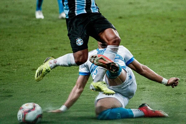 Brasil Abril 2021 Campeonato Gaúcho Gremio Sao Novo Hamburgo Jogo — Fotografia de Stock