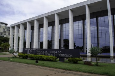Brasilia 'nın yıldönümü. 21 Nisan 2021, Brasilia, Federal Bölge, Brezilya: Tiradentes gününe ek olarak, Brasilia 'nın doğum günü de bu çarşamba kutlanıyor. Tarih, federal sermayenin açılışının 61. yıldönümü.