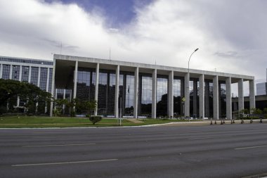 Brasilia 'nın yıldönümü. 21 Nisan 2021, Brasilia, Federal Bölge, Brezilya: Tiradentes gününe ek olarak, Brasilia 'nın doğum günü de bu çarşamba kutlanıyor. Tarih, federal sermayenin açılışının 61. yıldönümü.