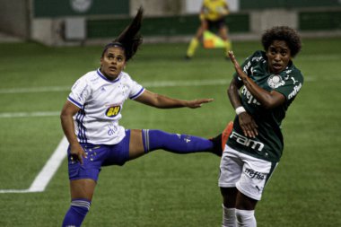 17 Nisan 2021, Sao Paulo, Brezilya: Brezilya 1. Lig Kadınlar Ligi: Korintliler, Napoli Kakadoruna Karşı Korintliler ve Napoli Cacadorense A1 