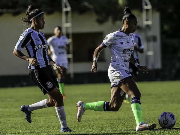 Liga Brasileira Futebol Feminino Gremio Minas Abril Gravata Rio Grande — Fotografia de Stock