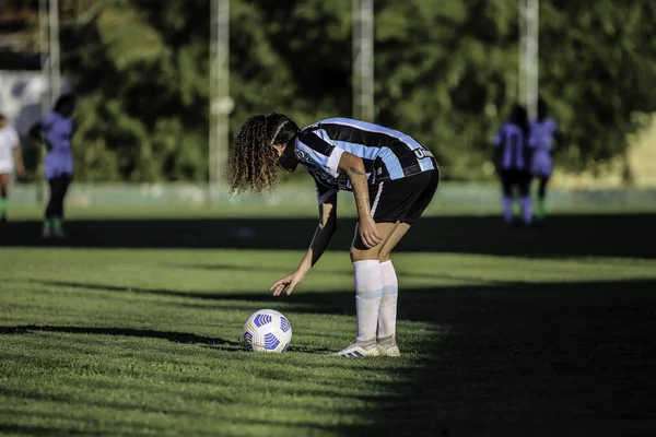 Brasilianische Division Frauenfußball Gremio Minas April Gravata Rio Grande Sul — Stockfoto