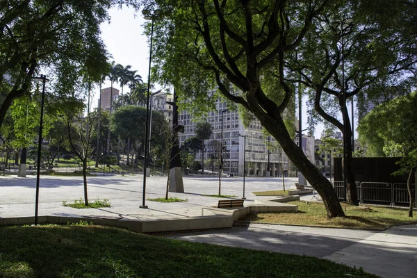 Widok Vale Anhangabau Maja Sao Paulo Brazylia Widok Vale Anhangabau — Zdjęcie stockowe