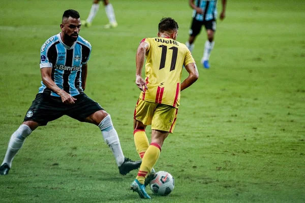 Jogo Futebol Entre Gremio Aragua Para Copa Sul Americana Conmebol — Fotografia de Stock