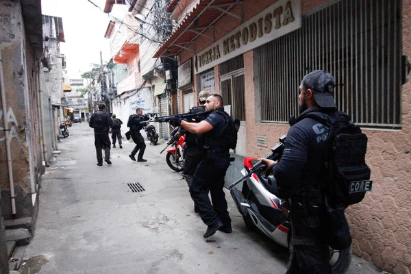 Policejní Operace Zanechala Několik Mrtvých Rio Janeiru Května 2021 Rio — Stock fotografie