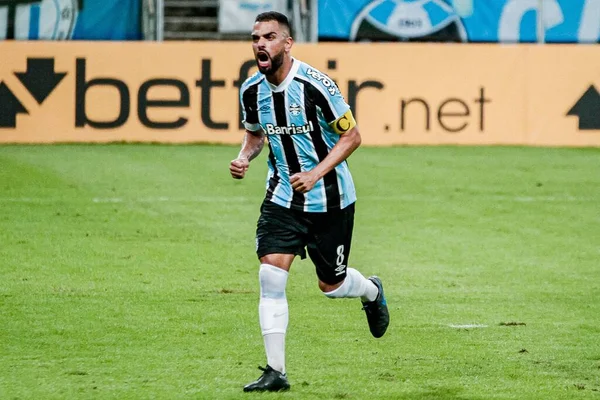 Partita Calcio Tra Gremio Aragua Conmebol Copa Sudamericana Maggio 2021 — Foto Stock