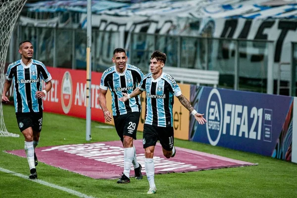 Partido Fútbol Entre Gremio Aragua Por Copa Conmebol Sudamericana Mayo —  Fotos de Stock