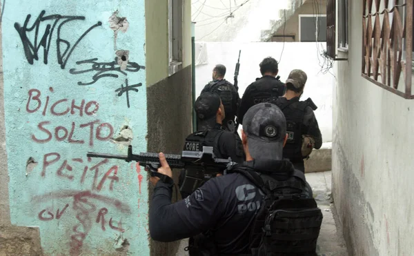 Operação Policial Deixa Vários Mortos Rio Janeiro Maio 2021 Rio — Fotografia de Stock