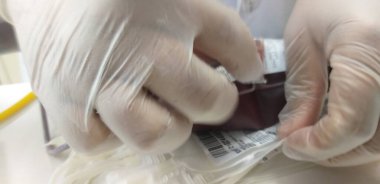 Sao Paulo Kan Merkezi 'nde kan bağışı kampanyası. 8 Mayıs 2021, Sao Paulo, Brezilya. Bu Cumartesi (8), Sao Paulo Hastanesi 'ndeki Kan Vakfı Hareketi)