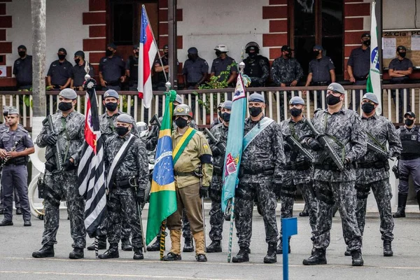 Летие Батальона Ударного Отряда Военной Полиции Сан Паулу Мая 2021 — стоковое фото