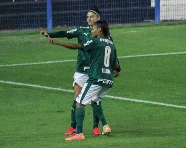 Αγώνας Μεταξύ Κορινθίων Και Palmeiras Για Πρωτάθλημα Γυναικών Βραζιλίας Μαΐου — Φωτογραφία Αρχείου